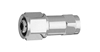 DISS 1240 O2 NUT AND NIPPLE to 1/4" F Medical Gas Fitting, DISS, 1240, O2, Oxygen, DISS 1240 to 1/4 female